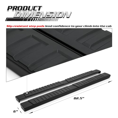 Estribos laterales M-AUTO para Ford F-150 Super Crew Cab miniatura 4