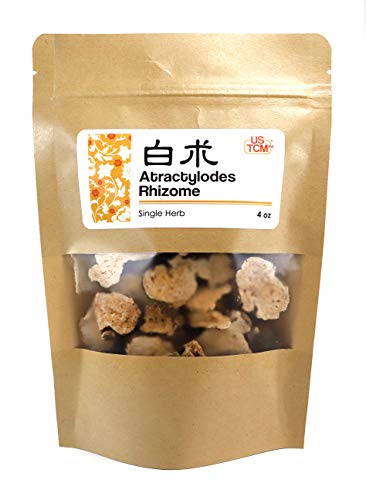 New Packaging Atractylodes Rhizome Bai Zhu 白朮 4 oz
