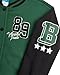 Pro Athlete Boys Sweatsuit Set - 2 Piece Fleece Varsity Jacket and Boys Jogger Sweatpants Set Youth Kids Activewear (8-16), Size 10-12, Green/Black
