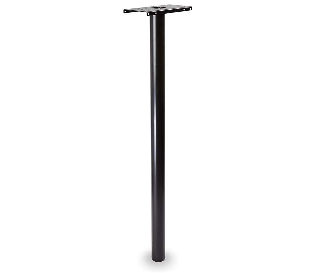 Architectural Mailboxes 7516B-10 Pacifica In-Ground Steel Mailbox Post, Alloy Steel, One Size, Black