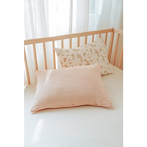 Konssy Muslin Toddler Pillowcase For 13X18 Pillow 2 Pack thumb #5