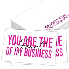 Pink and white you are the heart of my business