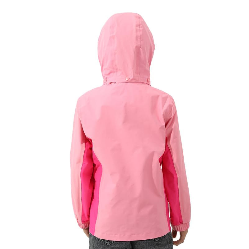Image of Girls Boys Rain Jackets, Lightweight Waterproof Kids Rain Coats with Hood Windbreakers for Kids