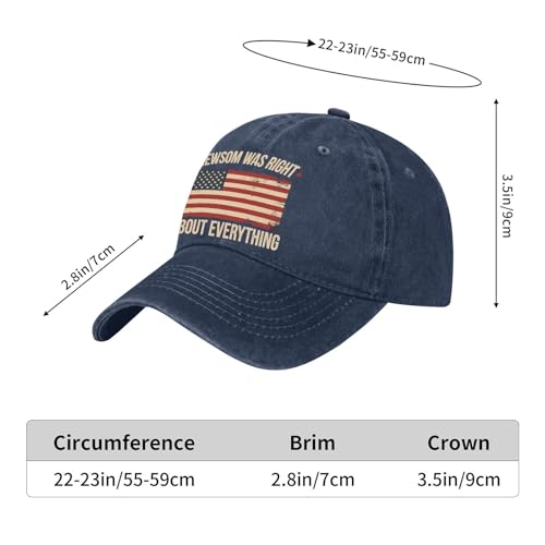 Newsom was Right About Everything Baseball Hat Cool Cap for Her4