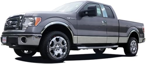 Miniatura 6 de QAA Compatible con Ford F-150 2004-2014 10 piezas de acero inoxidable basculante de panel basculante, kit inferior, 7.25 pulgadas - 7.5 pulgadas de