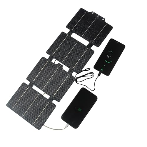 Cargador solar portátil de 14W ETFE para camping y emergencias