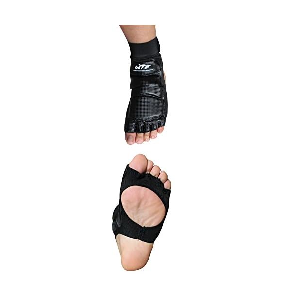 Kagogo-Taekwondo-Training-Boxing-Foot-Protector-Gear-Martial-Arts-Fight-Boxing-Punch-Bag-Sparring-MMA-UFC-Thi-for-Men-Women-Kids-Children Kagogo Taekwondo Training Boxing Foot Protector Gear Martial Arts Fight Boxing Punch Bag Sparring MMA UFC Thi for Men Women Kids Children (Black, X-Small)