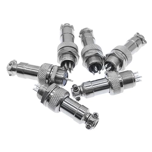 Connecteur circulaire GX12 4 broches mâle femelle pour panneau électrique