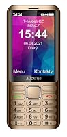 ALIGATOR Klassisches Handy AZAD950GD mit 3,5“ Farb-Display, VGA Kamera, Farbe Gold