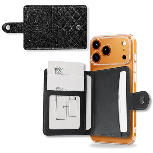 [�X�}�[�g�Ǖi] Mag-Safe�Ή� �J�[�h�P�[�X ���� �L���L�� �_�C���� ������ ���C�z�� �t���b�v�t�� ���J�� 4�����[ ������� IC�J�[�h PU���U�[ iPhone 17/17 Air/17 Pro/17 Pro Max/16/15/14/13