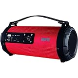 Guía de altavoces bluetooth lector tarjetas usb 7 Imperial BEATSMAN 3 - Altavoz Bluetooth móvil con Radio (Bluetooth 4.2, FM, Lector de Tarjetas MicroSD, conexión USB, Entrada AUX, Color Rojo