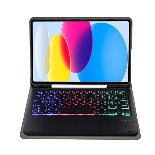 Funda teclado iPad Pro 11 2024 táctil con tapa y retroiluminación 5