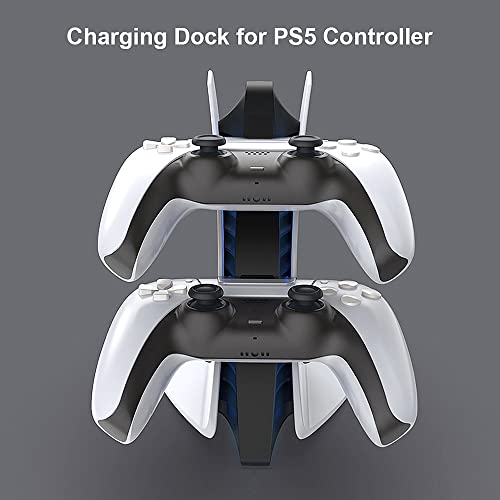 Ggomi Base de carregamento com cabo duplo, edição especial para estação de carregamento para PS5, po