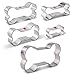 Dog Bone and Biscuit Dog Treat Cookie Cutters 5-Pc Set Made in USA by Ann Clark, 2