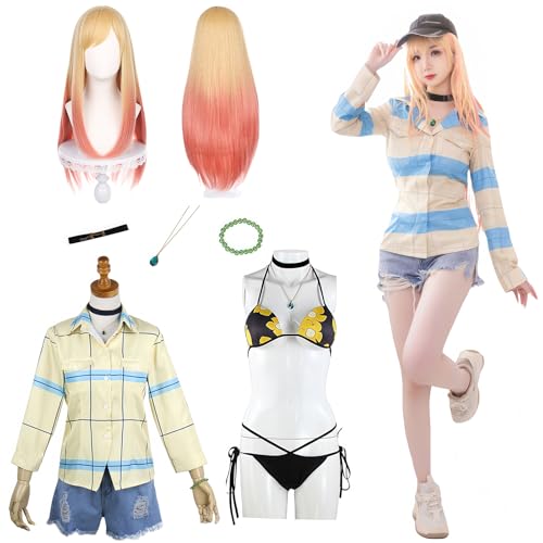 ［NOKIJP］ 喜多川海夢 コスプレ衣装 きたがわ まりん コスプレ衣装 着せ恋 コスプレ 私服 日常服 セット ア...