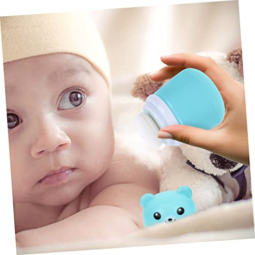 Boîte de poudre pour le corps étui pour houppette bleu - 8