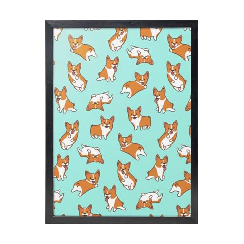 Cadre corgi mignon pour embellir le salon ou une chambre d'enfant chaleureuse