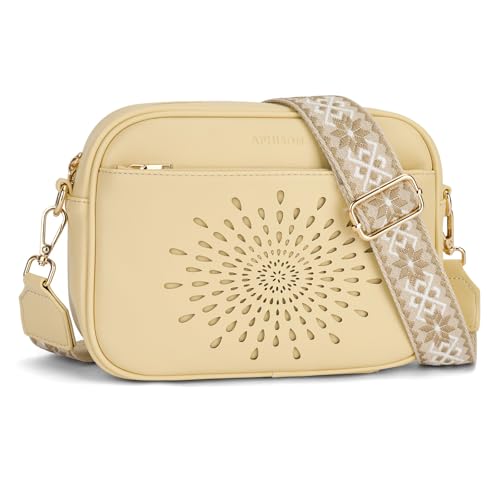 Image of APHISON Crossbody Bags for Women Trendy,Vegan Leather Small Crossbody Purses Shoulder Handbags with Adjustable Strap