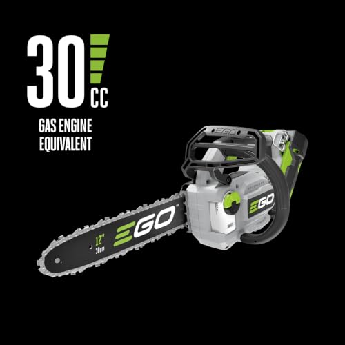 EGO POWER+ Chain Saw, 12" Battery Powered Chainsaw, Electric Cordless, Includes 56V 2.5Ah Battery and Charger - CS1201 - image 2