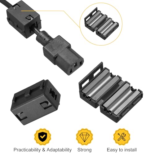 Filtro de ferrita estilo cuadrado de 6.5 mm para la protección de hardware 4