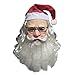 Produktbild kelihood Weihnachtsmann Maske Weißes Haar Bart Tragen Brille Weihnachtsmann Latex Maske Kopfbedeckung 2020 Opa Latex Maske Für Erwachsene