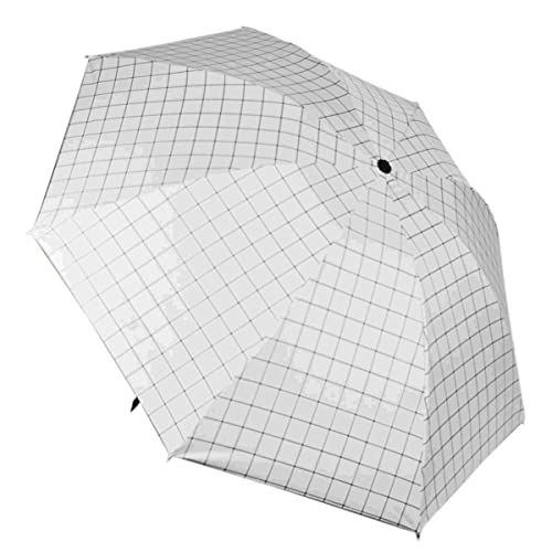 Image of KEKEMI 3 Fold Plain Pipine Umbrella for Men & Women