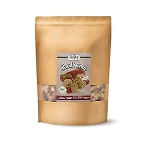 Biojoy BIO-Moerbeien, gedroogd, wit, ongezoet en vrij van zwavel (1 kg)