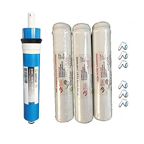 Wellon Full Service Kit for Kent Superb (Sediment + Pre-Carbon + Post-Carbon + Membrane)