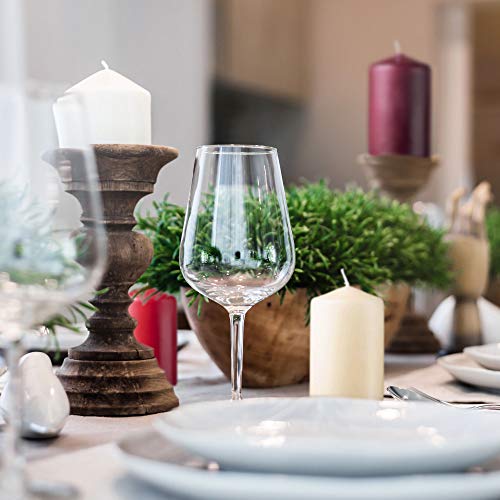Tribello Spaas Wine Red Pillar Candles thumb #4