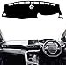 Produktbild ACYCY Auto Armaturenbrett Matte Für Peugeot 3008 4008 Gt 2017 2018, Armaturenbrett Abdeckmatte Pad Dashmat Dash Sonnenschutz Instrument Teppich Teppich Auto Styling Zubehör RHD, Schwarz (Red Edge)