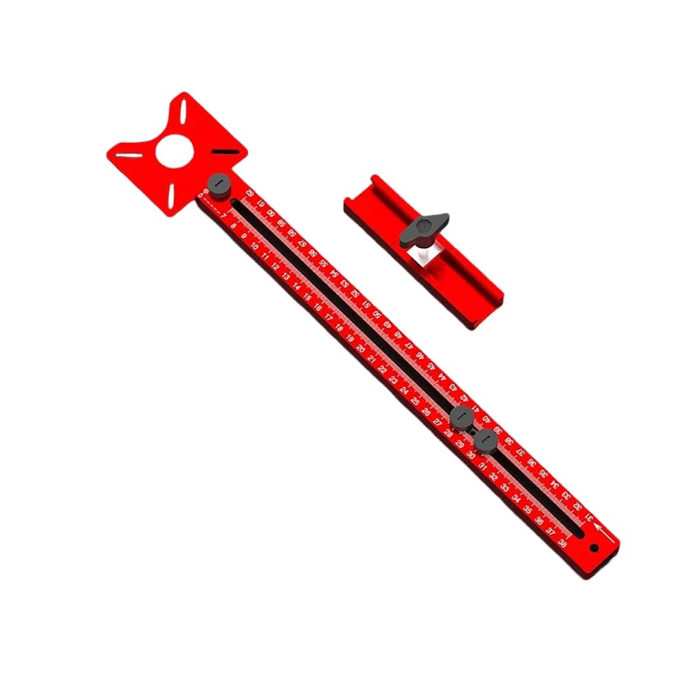 Xnuiasqe Router Milling Groove Bracket Kit Radius Router Circle Cutting Jig for Precise Woodworking