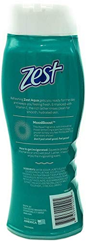 Zest Aqua Body Wash, 18 Oz (Pack Of 4)