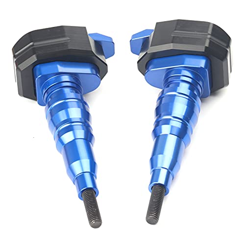 Für Aprilia MANA 850 GT 2009-2015 Motorrad Fallschutz Slider Verkleidungsschutz Anti Crash Pad Protector Zubehör Anti-Herbstrahmen-Schieberegler (Farbe : Blau)