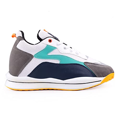 Image of BXXY Men's 3 Inch Hidden Height Increasing Casual Sports Lace-Up and Outdoor Shoes.