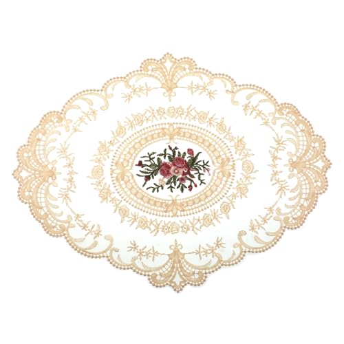 Lusofie 584786_1_ZKIKBQSZ 3 Pack Retro Lace Placemats 13''X17'' French Lace Doilies cover