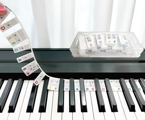 Guide for Beginners: Silicone Piano Keyboard Note Labels...