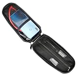 Hethlif Bolso de Marco de Bicicleta PU Ciclo de Cuero Ciclo Top Bolso para Ciclismo Al Aire