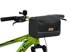 GUARDIANGEARS Ethylene Vinyl Acetate (EVA) Front Frame Handlebar Cycle Bag For Bicycle Accessories, Hard Shell Bike Travel Bags. Cycle Handlebar Bag. Bicycle Front Handlebar Frame Bag.With Rain Cover