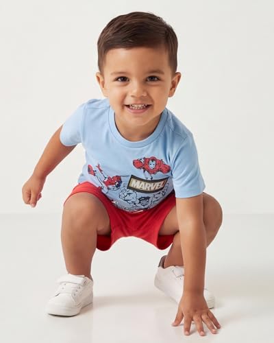 Image of Marvel Boys' T-shirt and Shorts Set