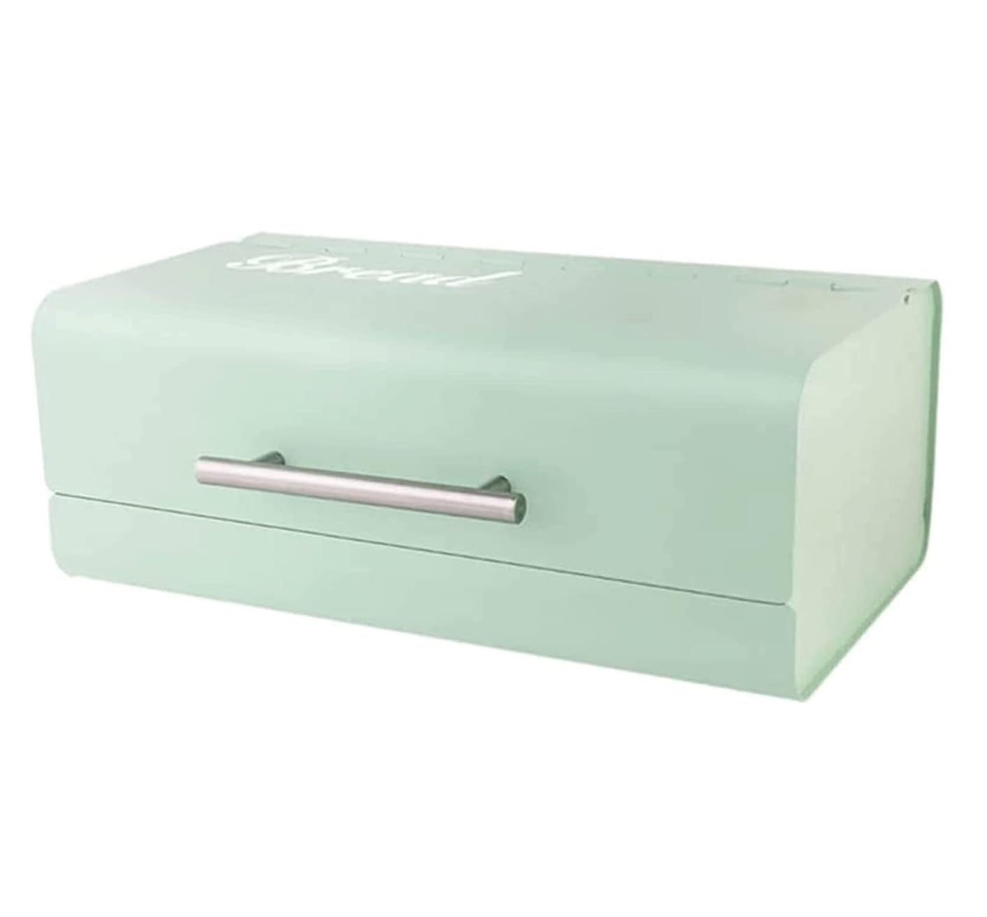 MHbdfsxz Bread Container Storage Bin Metal Bread Box Bin Multifunctional Storage For Snack Decor Cookies Pastries(Grün)