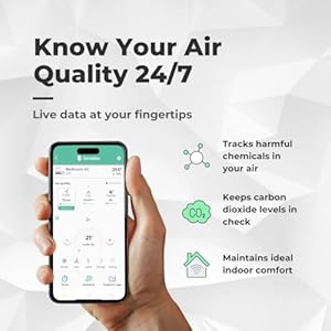 Sensibo Air PRO - Air Conditioner Smart Controller & Air Quality Sensor. Smart Thermostat for Mini Split, Window, Portable AC. Temp & Humidity Sensors. Google, Alexa, Siri & Apple HomeKit Compatible Sensibo Air PRO Air Conditioner Smart Controller Air Quality Sensor Smart Thermostat for Mini Split Window Portable AC Temp Humidity Sensors Google Alexa Siri Apple HomeKit Compatible