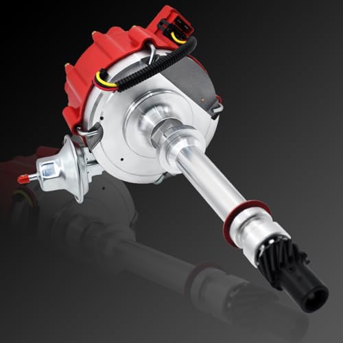 MAS Ignition Distributor w/Cap & Rotor GM08 Compatible with Chevy GM SBC 262 267 305 307 327 350 400 small blocks 402 454 big blocks BBC V8 65k Coil HEI DD-SBC-HEI-V8 850001R 7500RPM