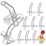 PRETYZOOM 10 Pezzi Beccuccio Ricambio Per Borraccia Bambini in Silicone Morbido, Cannuccia Universale Per Tazza Termica, Accessori Per Bottiglia D'Acqua, Anti-Perdita, Facile Da Pulire