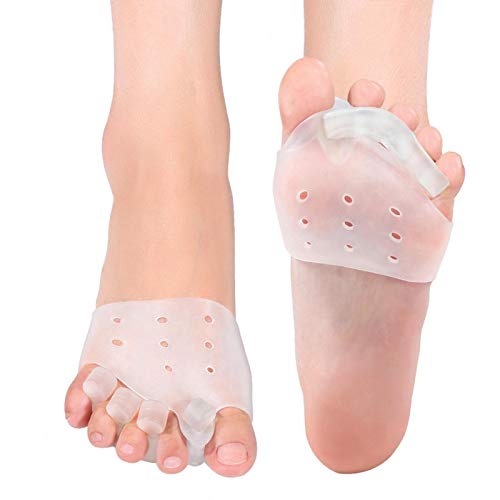 Toe Separator Toe Spreader Spacer Divider for Therapeutic Relief from Bunions, Plantar Fasciitis, Hammer Toes, Claw Toes and Other Foot Conditions, Pedicures for Men and Women.