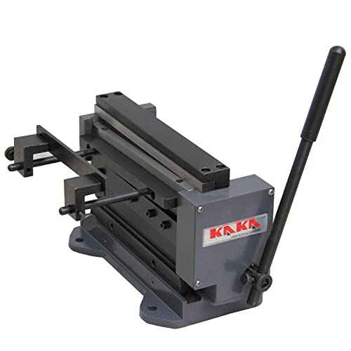 KAKA INDUSTRIAL 8 in MINI 8-Inch Manual Mini Shear and Brake Combination, High Quality Miniature Compact Manual Sheet Metal Brake and Shear Combination
