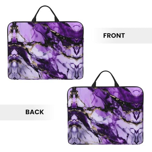 14in Laptop Case Sleeve Bag - Bohemian Elephant Pattern Print Portable Handle, Business Travel, Commuting, Accessory Pocket3