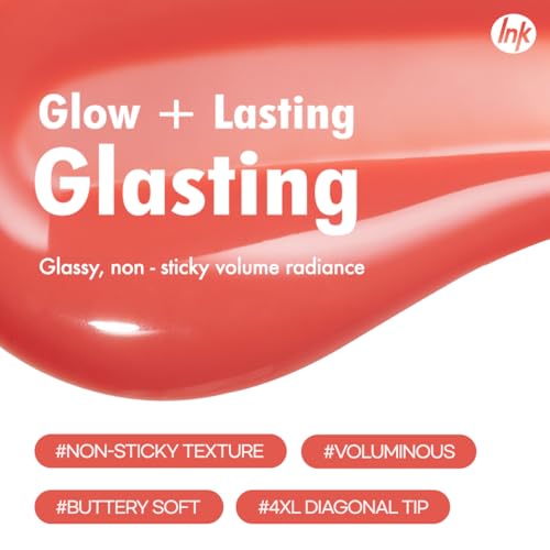 Image of Peripera Ink Glasting Lip Gloss | Non-Sticky, High-Shine Finish | Fuller-Looking Lips, Nourishing Formula | Long-Lasting Wear, Safe for Sensitive Lips, K-Beauty Makeup (015 SOFT SWEET)