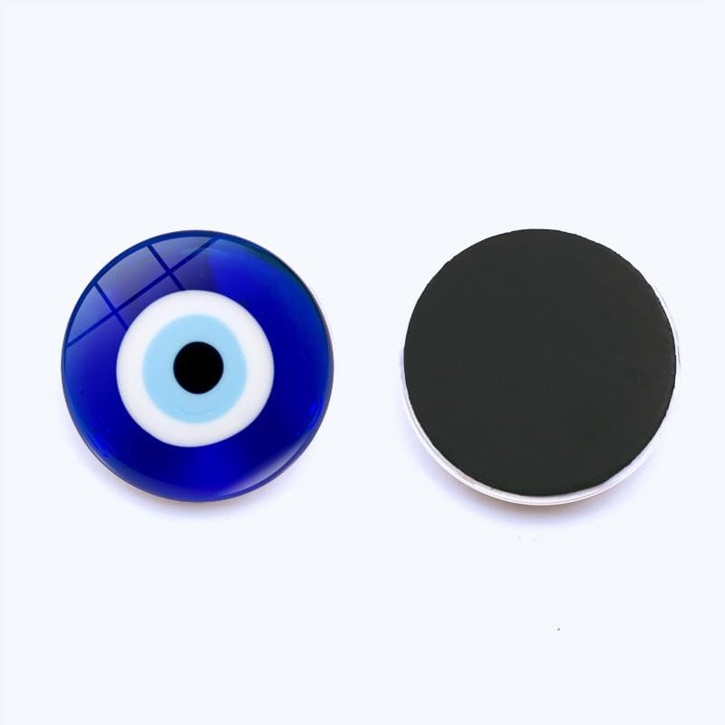 Juego de 12 imanes decorativos para refrigerador con diseño Ojo Turco miniatura 6