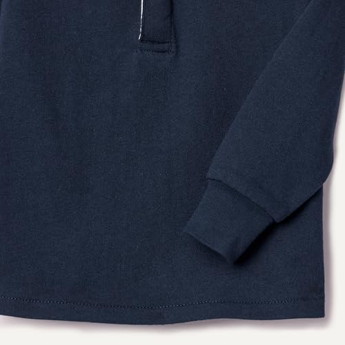 Amazon Essentials Jungen Rugby-Poloshirt, Marineblau, 6-7 Jahre