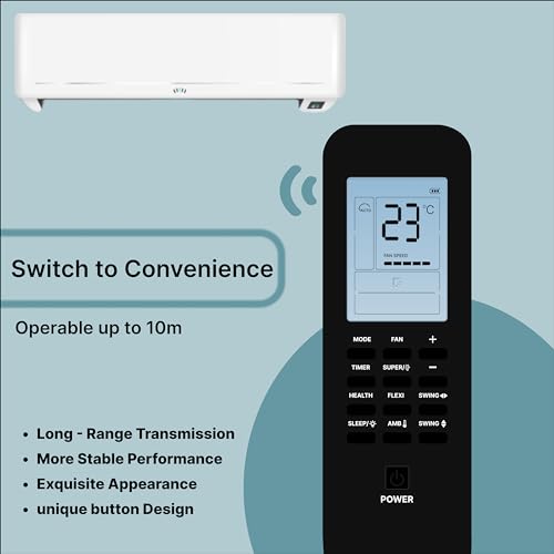 Image of ZIEVA Compatible with IFB AC Remote Control for 1.5, 1, 2 Ton Original - Air Conditioner Infrared Remote Controller with Backlight - Please Match The Original Remote (AC 273)